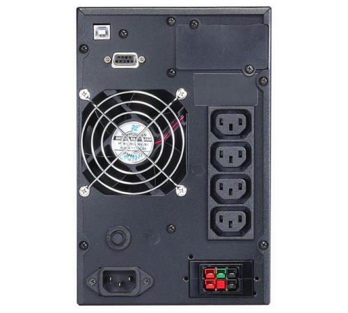 Источник бесперебойного питания Powercom MACAN, On-Line, 1000VA/1000W, Tower, 4*IEC320-C13, Serial+USB, SNMP Slot (1034861)