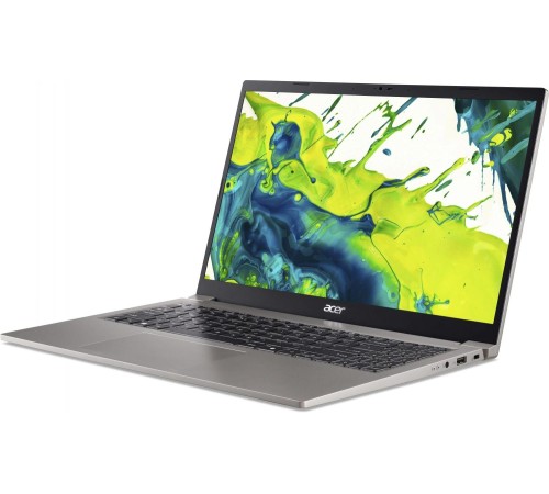 Ноутбук/ ACER Aspire Lite AL15-33P-C0P8 15.6"(1920x1080 (матовый) IPS)/Intel N-series N150(0.1Ghz)/8192Mb/512PCISSDGb/noDVD/Int:Intel HD/Cam/BT/WiFi/50WHr/war 1y/1.5kg/Iron/NoOS