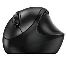 Мышь беспроводная Ergo 8300S черная (black),  вертикальная эргономичная бесшумная мышь с подставкой для большого пальца