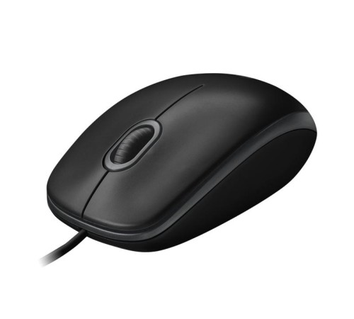 Мышь/ Logitech Optical Mouse B100  Black USB