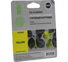 -/ Картридж струйный Cactus CS-LC565XLY желтый (14.4мл) для Brother MFC-J2510