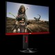 Монитор LCD 24.5'' 16:9 1920х1080(FHD) TN, 144 Hz, 400cd/m2, 1000:1, 50М:1, 1ms, VGA, 2xHDMI, DP, USB-Hub, Height adj, Pivot, Tilt, Swivel, Speakers, Black+Cherry (Из ремонта)