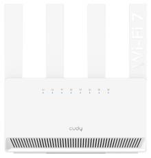 Маршрутизатор/ BE3600 Gigabit Dual Band Wi-Fi 7 Mesh Router, Chipset Broadcom, 802.11be/ax/ac/a/b/g/n, 2882Mbps at 5GHz + 688Mbps at 2.4GHz, 4 x 10/100/1000Mbps Ports, 4 x 5dBi fixed antennas, WiFi router/AP/ Repeater/WISP Mode, PPTP/L2TP/OpenVPN/WireGuar