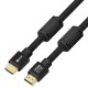 GCR Кабель Premium 10.0m HDMI 2.1, ECO Soft капрон, черный, HDR 4:4:4, Ultra HD, 8K*30Hz/4K*120Hz, 3D, 48 Гбит/с, 3 Х экран с армированием, GCR-55776