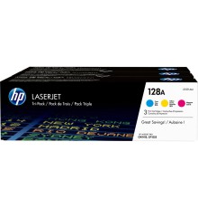 Тонер-картридж набор из 3 шт/ HP 128A CYM Tri-Pack LJ Toner Cartridge