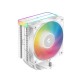 Кулер для процессора DEEPCOOL AG400 WH ARGB V2 LGA1851/1700/1200/115X/AM5/AM4 (18шт/кор, TDP 220W, PWM, ARGB Fan 120mm, 4 тепл. трубки, белый) RET (R-AG400-WHAMMN-GJD)