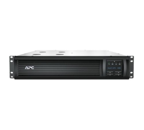 Источник бесперебойного питания APC Smart-UPS 1000VA/700W, RM 2U, Line-Interactive, LCD, Out: 220-240V 4xC13 (2-Switched), SmartSlot, USB, SmartConnect, Black, 1 year warranty (замена SMT1000RMI2U)