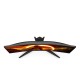 Монитор игровой 23.6'' 16:9 1920х1080(FHD) VA, Curved, 165 Hz, 250 cd/m2, 3000:1, 80M:1, 4ms, VGA, 2xHDMI, DP, Tilt, Speakers, Black+Cherry (Вскрытая упаковка)