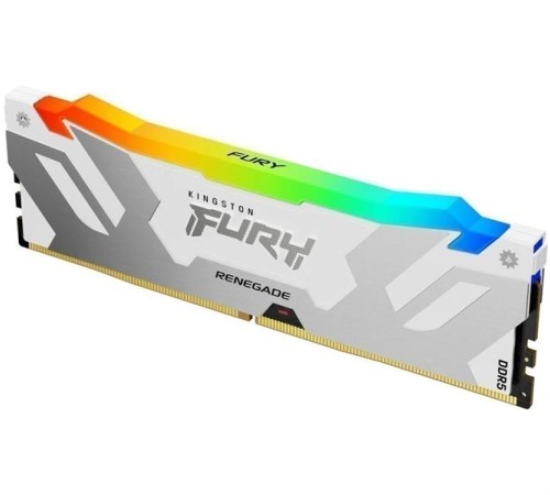 Оперативная память Kingston 16GB 8000MT/s DDR5 CL38 DIMM FURY Renegade RGB White XMP