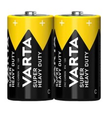 Элемент питания/ Батарейка Varta SUPERLIFE R14 C Shrink 2 Heavy Duty 1.5V (2014) (2/24/120) (24 шт.)