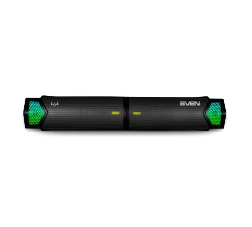 Саундбар мини SVEN SB-G1450, черный (10 Вт, питание USB, Bluetooth, подсветка)