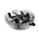 Кулер для процессора/ CPU Cooler PCCooler E80 (65W, 3-pin, 42mm, Al/Cu, -mm, 1x80mm, 29.61CFM, 22dBA, 2000RPM, S: 1851/1700/1200/115X, AM5/AM4, silver, black)