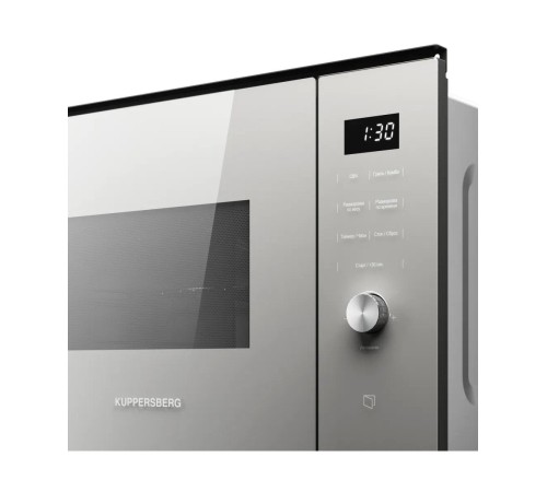 Встраиваемая микроволновая печь Kuppersberg/ Встраиваемая микроволновая печь Kuppersberg, High-Tech, 25 л, гриль, 5 уровней мощности, 8 автоматических программ, многофункциональный таймер, размораживание, поворотное/сенсорное управление, блокировка от дет