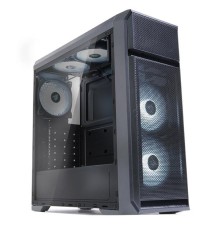 Корпус ZALMAN N5 OF, ATX, BLACK, WINDOW, 1x5.25", 2xCombo (3.5” or 2.5”), 4x2.5", 2xUSB2.0, 1xUSB3.0, FRONT 2x120mm WHITE LED, REAR 1x120mm WHITE LED