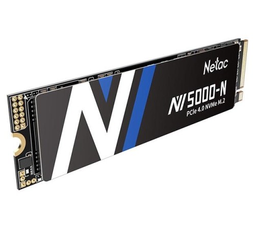 SSD накопитель Netac SSD NV5000-N 1TB PCIe 4 x4 M.2 2280 NVMe 3D NAND, R/W up to 4800/4600MB/s, IOPS(R4K) 400K/530K, TBW 640TB, without heat sink, 5y wty SSD накопитель Netac SSD NV5000-N 1TB PCIe 4 x4 M.2 2280 NVMe 3D NAND, R/W up to 4800/4600MB/s, IOPS(R4K) 400K/530K, TBW 640TB, without heat sink, 5y wty