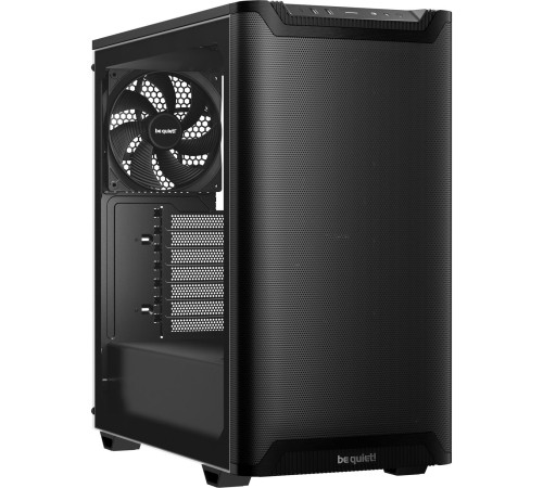 Корпус ПК без блока питания/ Case be quiet! PURE BASE 501 Airflow Window, Midi-Tower, TG, 2x140mm, 2xUSB-A 3.2, 1xUSB 3.2 Type-C, ATX, mATX, mITX Black