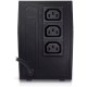 Источник бесперебойного питания (черный)/ Powercom RPT-600A 360W 3*IEC320