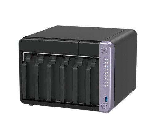 Сетевое хранилище без дисков/ SMB QNAP TS-632X-4G 6-bay 3.5" desktop NAS, AL524 4C 2.0GHz, 4GB DDR4 RAM (max 16GB), 2 x 10GbE SFP+, 2 x 2.5GbE, 1 x PCIe Gen3, 2 x USB 3.2 Gen1
