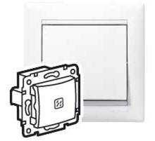 Переключатель Перекл.на 2напр.с индик.(бел)