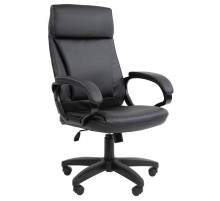 Офисное кресло Chairman    794 LT   Россия    чер.пласт экокожа черная