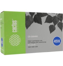 -/ Картридж лазерный Cactus CS-Q5949X Q5949X черный (6000стр.) для HP LJ 1320/3390/3392