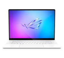 Ноутбук/ ASUS ROG Zephyrus G16 GA605WI-QR111 16"(2560x1600 OLED 240Hz)/AMD Ryzen AI 9 HX 370(2Ghz)/32768Mb/1024PCISSDGb/noDVD/Ext:nVidia GeForce RTX4070(8192Mb)/Cam/BT/WiFi/90WHr/war 1y/1.85kg/Platinum White/DOS + чехол