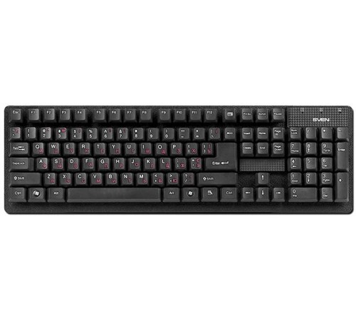 Клавиатура SVEN Standard 301 USB чёрная