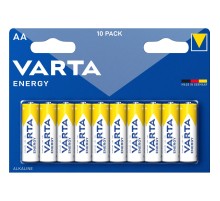 Батарейка AA/ Батарейка Varta ENERGY LR6 AA BL10 Alkaline 1.5V (4106) (10/200/36000) (10 шт.)