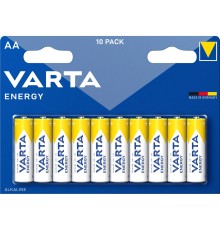 Батарейка AA/ Батарейка Varta ENERGY LR6 AA BL10 Alkaline 1.5V (4106) (10/200/36000) (10 шт.)
