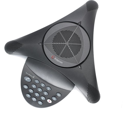 Терминал аудиоконференцсвязи/ SoundStation2 (analog) conference phone without display. Non-expandable. Includes 220V-240V AC power/telco module, power cord with CEE7/7 plug, 6.4m console cable, 2.8m telco cable