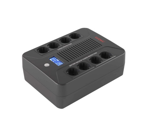 Линейно-интерактивный ИБП ДКС серии Info PDU, 800 ВА/480 Вт, 1/1,8xSchuko, LCD, 1x8Aч Линейно-интерактивный ИБП ДКС серии Info PDU, 800 ВА/480 Вт, 1/1,8xSchuko, LCD, 1x8Aч