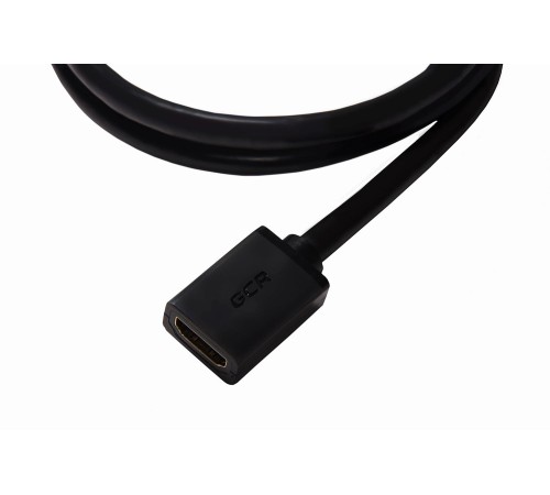 Greenconnect Удлинитель 1.0m v2.0 HDMI-HDMI черный, OD7.3mm, 28/28 AWG, позолоченные контакты, Ethernet 18.0 Гбит/с, 19M / 19F, GCR-HMFR6-BB3S-1m, тройной экран Greenconnect Удлинитель 1.0m v2.0 HDMI-HDMI черный, OD7.3mm, 28/28 AWG, позолоченные контакты, Ethernet 18.0 Гбит/с, 19M / 19F, GCR-HMFR6-BB3S-1m, тройной экран