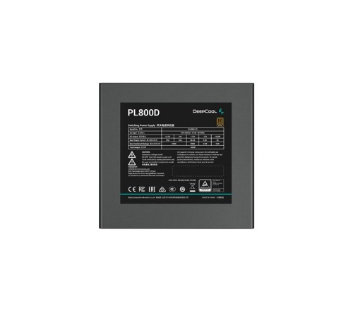 Блок питания Deepcool PL800D (ATX 3.0, 800W, PWM 120mm fan, Active PFC+DC to DC, 80+ BRONZE) RET Блок питания Deepcool PL800D (ATX 3.0, 800W, PWM 120mm fan, Active PFC+DC to DC, 80+ BRONZE) RET