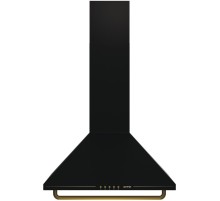 Вытяжки GORENJE/ WHC63CLB, Настенная вытяжка, ширина 60 см, 650 м3/ч, Отвод воздуха и рециркуляция, цвет: антрацит