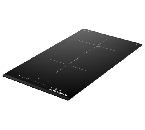 Варочная поверхность Kuppersberg/ Варочная поверхность Kuppersberg, High-Tech, индукция, 30 см, 2 зоны нагрева, 9 уровней мощности, inverter, таймер, пауза, Booster, слайдерное управление, цвет черный