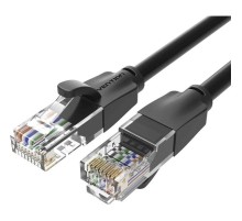 Патч-корд Vention прямой UTP cat.6, RJ45 - 15м. Черный