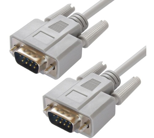 Greenconnect Кабель COM RS-232 порта соединительный 10m GCR-DB9CM2M-10m, 9M / 9M Premium, серый, пластиковый пакет Greenconnect Кабель COM RS-232 порта соединительный 10m GCR-DB9CM2M-10m, 9M / 9M Premium, серый, пластиковый пакет