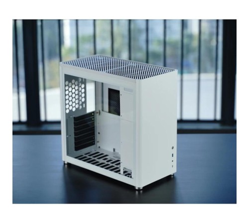 Корпус без блока питания/ Case JONSBO D40, Midi-Tower, TG, no fan, 1xUSB-A 3.2 + 1xUSB-C 3.2, ATX, mATX, White