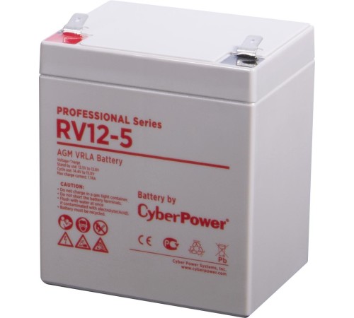Аккумуляторная батарея PS CyberPower RV 12-5 / 12 В 5,7 Ач Аккумуляторная батарея PS CyberPower RV 12-5 / 12 В 5,7 Ач