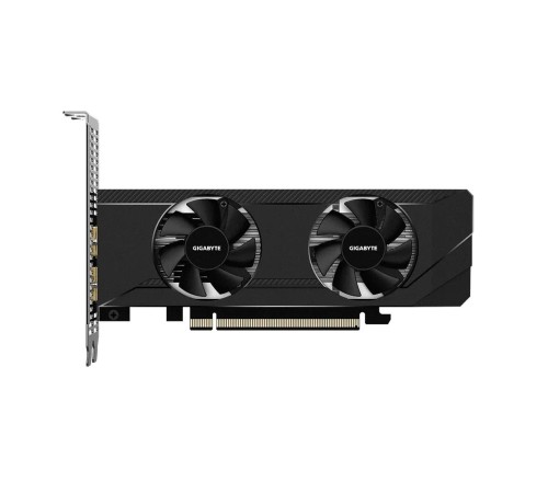 Видеокарта/ VGA GIGABYTE AMD RADEON RX 6400 D6 LOW PROFILE 4G 4GB, GDDR6/64-bit, PCIe 4.0, 1xHDMI 2.1, 1xDP, 2-slot