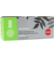 -/ Картридж лазерный Cactus CS-TK3100 TK-3100 черный (12500стр.) для Kyocera Ecosys FS-2100D/2100DN
