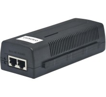 Инжектор/ OSNOVO PoE-инжектор Gigabit Ethernet на 1 порт, мощность PoE - до 30W