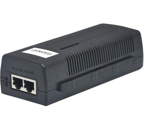 Инжектор/ OSNOVO PoE-инжектор Gigabit Ethernet на 1 порт, мощность PoE - до 30W Инжектор/ OSNOVO PoE-инжектор Gigabit Ethernet на 1 порт, мощность PoE - до 30W