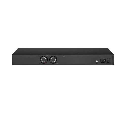 Управляемый L3 PoE коммутатор/ Управляемый L3 PoE коммутатор на 24xGE RJ-45 c PoE + 4х10G SFP+ порта. Порты: 2 x GE (10/100/1000 Base-T) с PoE (до 90W, A+B) + 22 x GE (10/100/1000 Base-T) с поддержкой PoE (IEEE 802.3af/at), 4 x 10G SFP+ Uplink. Консольный Управляемый L3 PoE коммутатор/ Управляемый L3 PoE коммутатор на 24xGE RJ-45 c PoE + 4х10G SFP+ порта. Порты: 2 x GE (10/100/1000 Base-T) с PoE (до 90W, A+B) + 22 x GE (10/100/1000 Base-T) с поддержкой PoE (IEEE 802.3af/at), 4 x 10G SFP+ Uplink. Консольный