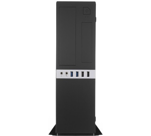 Корпус с блоком питания 300Вт./ Case Foxline mATX Desktop 300W, 2xUSB3.0, 2xUSB2.0, toolless, Black, 8cm. fan, powercord