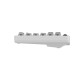Клавиатура механическая беспроводная Dareu A84 Pro White (белый), 84 клавиши, switch BlueSky V3 (linear), подсветка RGB, подключение проводное+Bluetooth+2.4GHz, аккумулятор 2000mAh (Мятая упаковка)