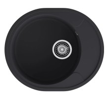 Кухонная мойка GRANFEST GRANFEST Мойка URBAN 857L  1-чаша+крыло 570*480мм, монтаж: врезной, материал: кварц, цвет: черный