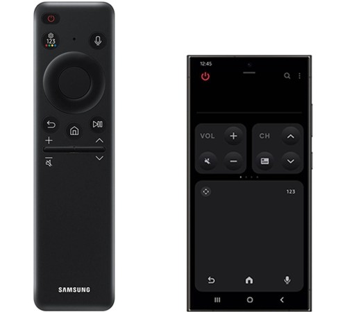 Телевизор ЖК 55'' Samsung/ 55", QLED, Ultra HD, Tizen Smart TV, HDR10+, Wi-Fi, Voice, DVB-T2/C/S2, Bluetooth, CI+(1.4), 20W, OTS Lite, 3HDMI, 2USB, Titan Gray 2025