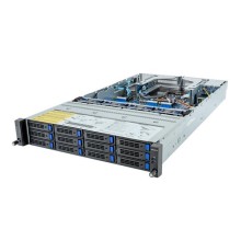 Шасси серверное Gigabyte Server Platform R283-Z91 Rev.3x / 2U / 2xAMD (9004/9005) / 2xHS / 24xDIMM / 12xLFF SAS/SATA + 2xSFF SAS/SATA + 3xM.2 PCIe Gen3 / 2x1GbE / 2xOCP 3.0 / 6xFHHL / 2x1600W / Rails