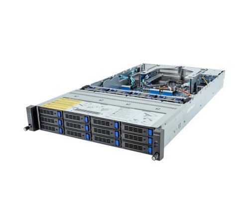 Шасси серверное Gigabyte Server Platform R283-Z91 Rev.3x / 2U / 2xAMD (9004/9005) / 2xHS / 24xDIMM / 12xLFF SAS/SATA + 2xSFF SAS/SATA + 3xM.2 PCIe Gen3 / 2x1GbE / 2xOCP 3.0 / 6xFHHL / 2x1600W / Rails Шасси серверное Gigabyte Server Platform R283-Z91 Rev.3x / 2U / 2xAMD (9004/9005) / 2xHS / 24xDIMM / 12xLFF SAS/SATA + 2xSFF SAS/SATA + 3xM.2 PCIe Gen3 / 2x1GbE / 2xOCP 3.0 / 6xFHHL / 2x1600W / Rails